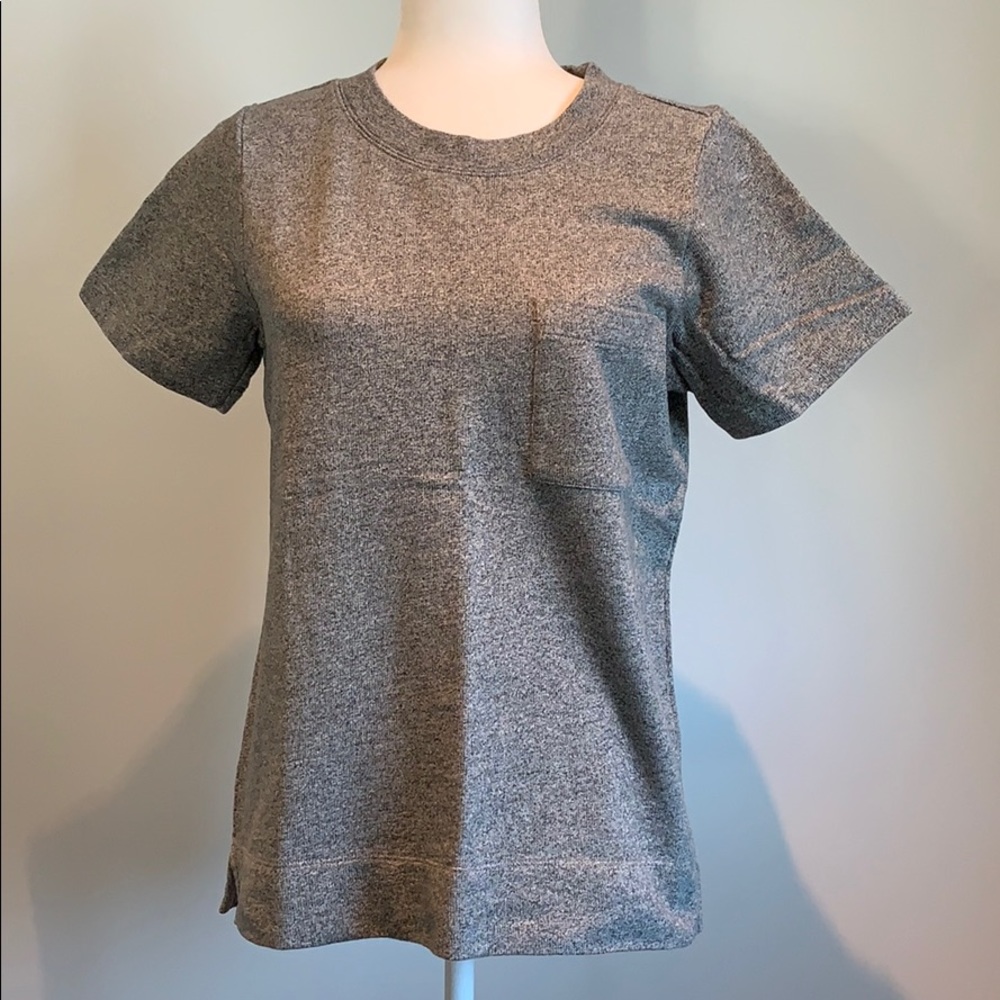 Jcrew Factory heathered grey short sleeved top